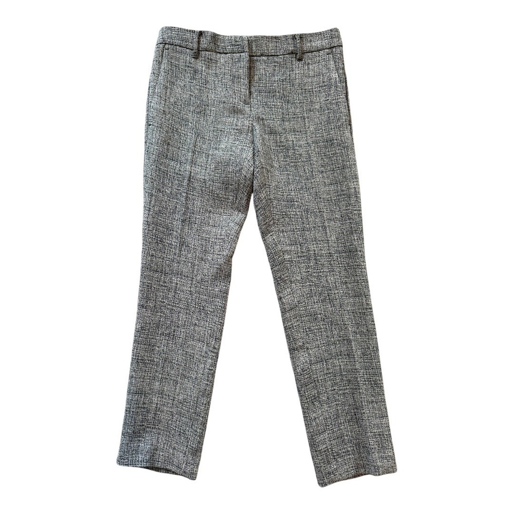 Ann Taylor The Ankle‎ Pant In Crosshatch Tweed Straight Leg Work Office Size 0